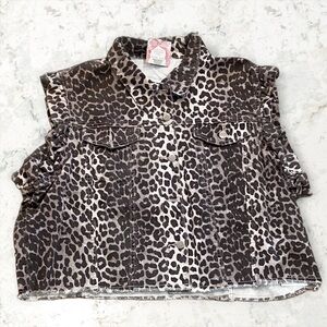 Leopard Print Women's Vest